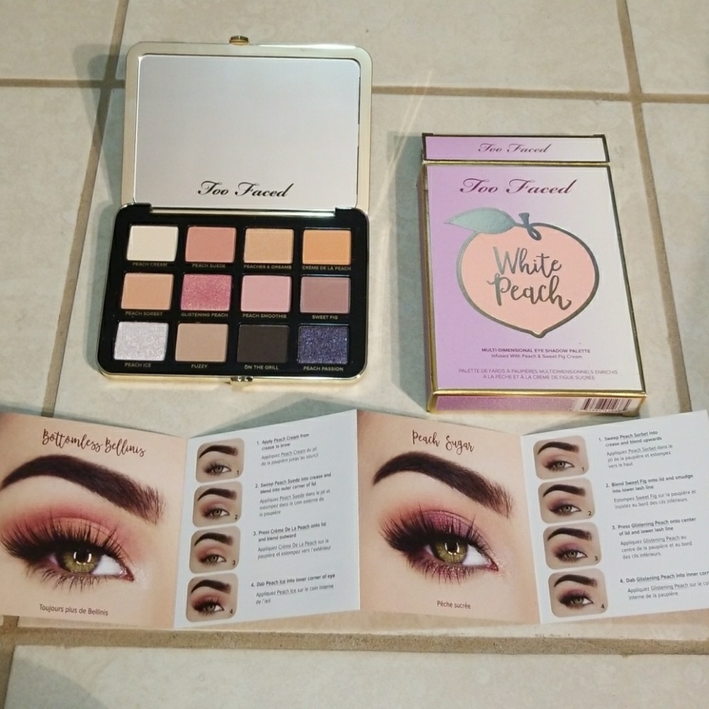 New Too Faced White Peach Palette